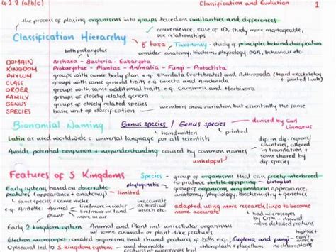 CIEnotes: * Covers the entire syllabus. . Ocr a level biology classification and evolution notes